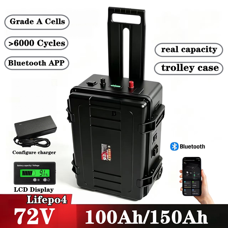 Lifepo4 72V 100Ah Battery Pack Ev - Paket baterai litium LiFepo4 72V 150Ah