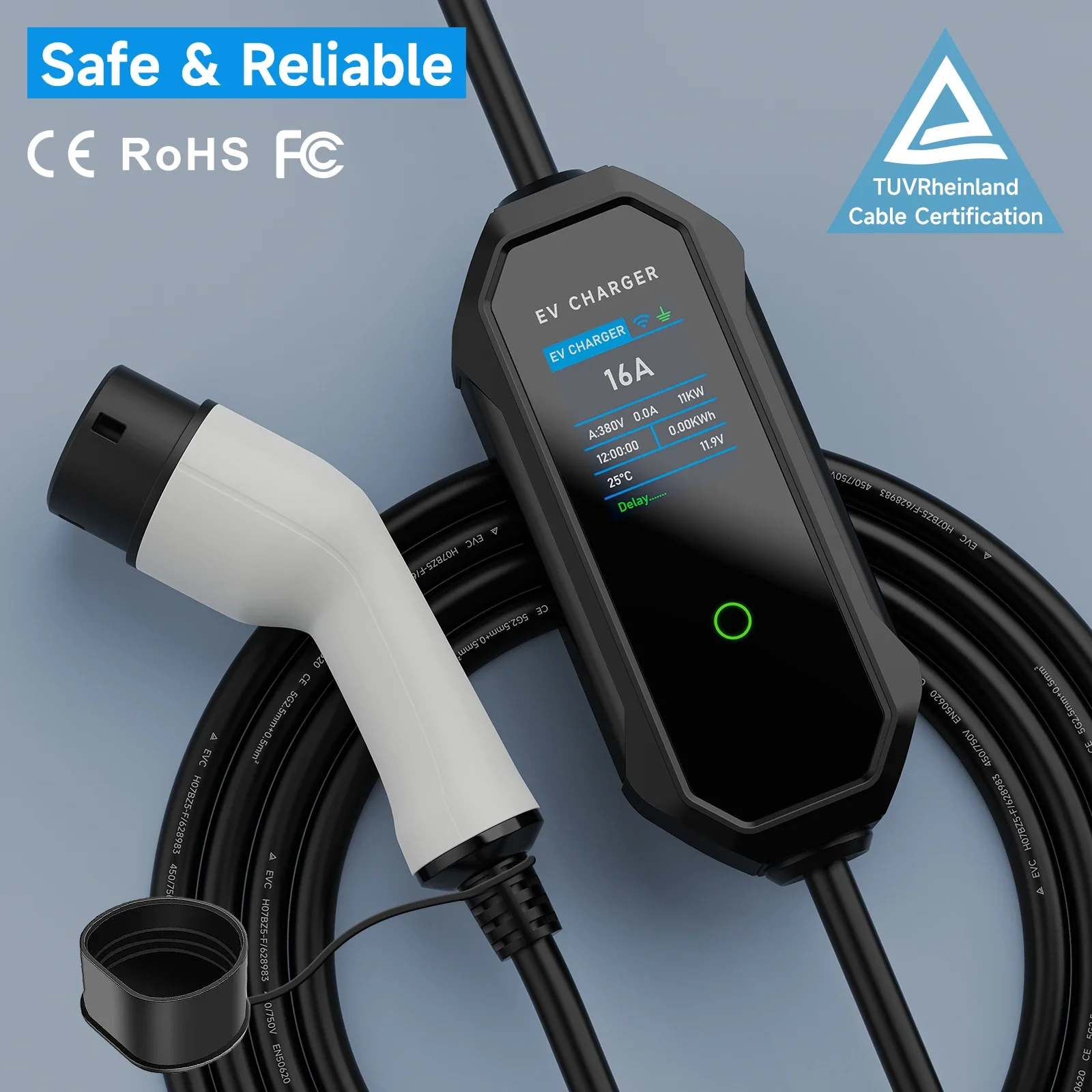 AFEEV kabel pengisi daya porta - Type 2 Portable Ev Charger 11Kw Cee ulasan dan harga